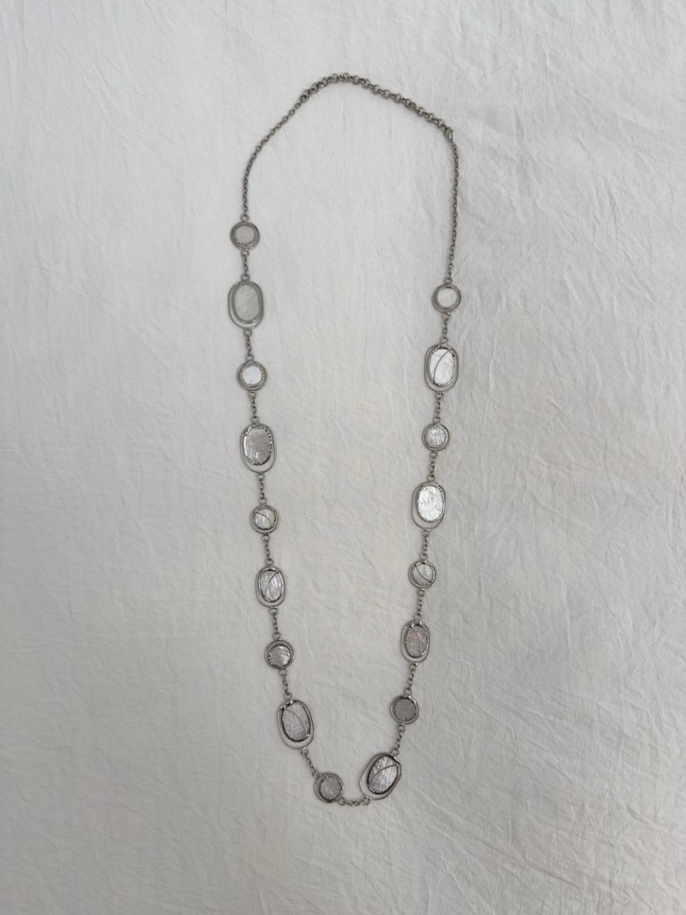 Long Shell & Wire Necklace - Picture 6 of 6